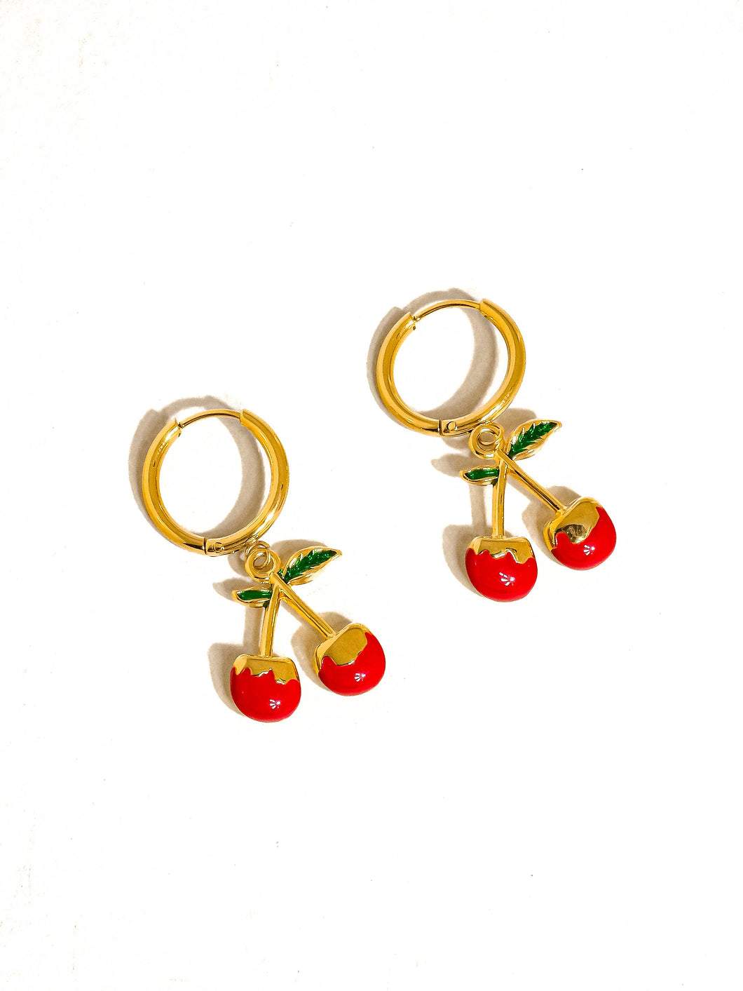 Cherry Dipped Earrings
